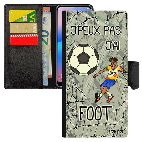 фото Чехол-книжка на мобильный p30 lite, "не могу - у меня футбол!" шутка спорт utaupia