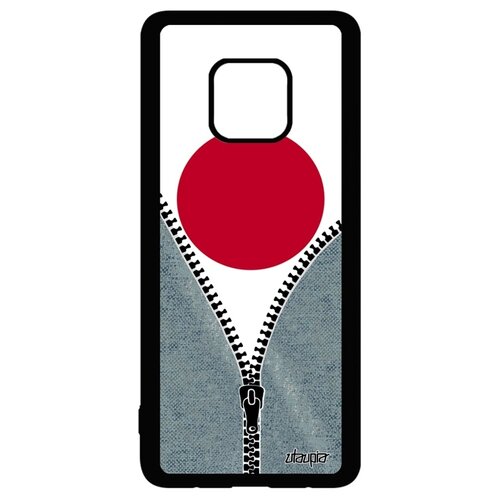 фото Чехол на смартфон mate 20 pro, "флаг японии на молнии" путешествие страна utaupia