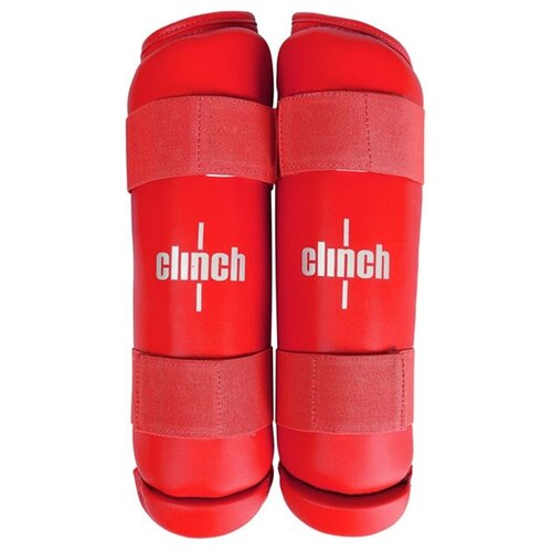 фото Щитки clinch, shin guard kick c522, s, красный