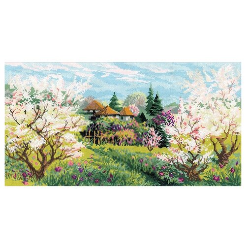 фото 1275 набор для вышивания riolis 'яблоневый сад', 42*23 см риолис