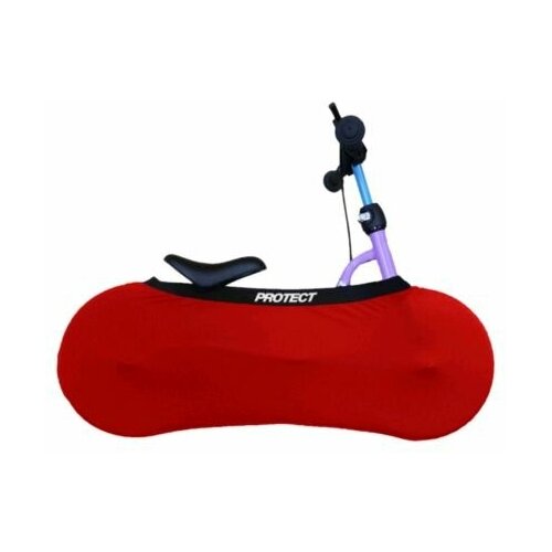 фото Универсальный эластичный чехол (беговел, самокат , детский велосипед) 70-110 см, цвет красный, protect оптима партнер