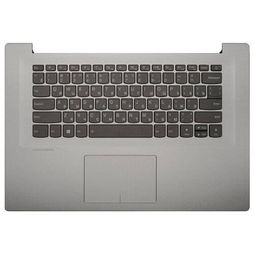 фото Клавиатура для ноутбука lenovo ideapad 320s-15ikb топ-панель серебро