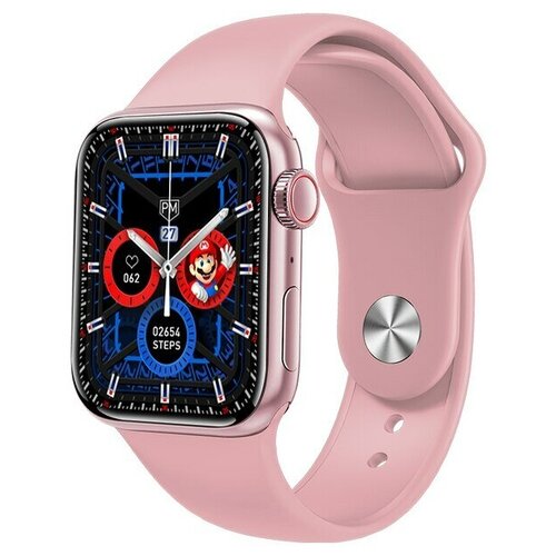 фото Смарт часы wearfit pro m36 plus, 7 series, 44mm, розовые