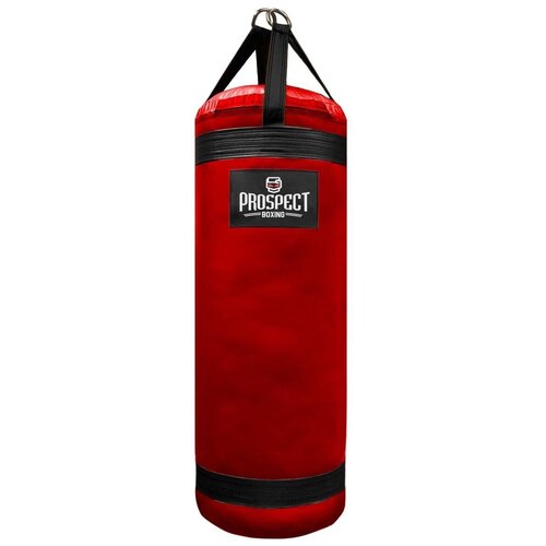 фото Вертикальный боксёрский мешок prospect boxing из натуральной кожи 130/50 см, 65 кг / боксерская груша