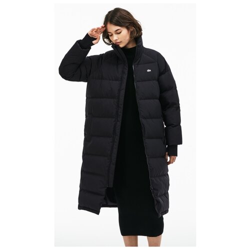 фото Куртка lacoste bf9043 женская, цвет черный, размер tm