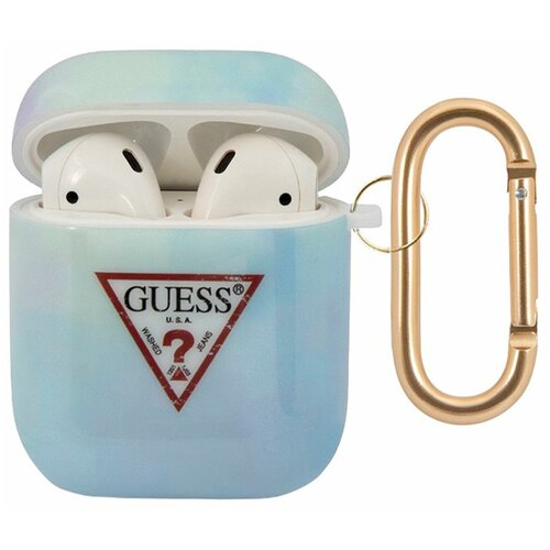 фото Чехол guess чехол guess для airpods tie & dye, синий