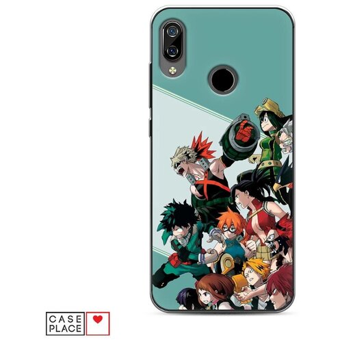 фото Силиконовый чехол "boku no hero academia" на bq bq 6040l magic / би кью 6040l мэджик case place