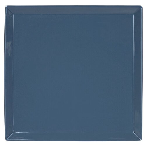 фото Тарелка квадратная 169мм синяя "corone colore" corone collezione d’arte
