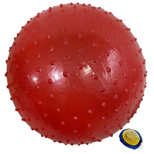 фото Мяч фитнес х- match 55 см. с шипами массажный, пвх, красный x-match