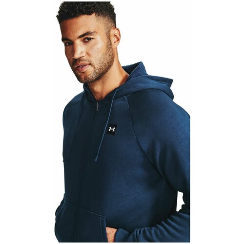 фото Толстовка under armour rival fleece full zip hoodie белый lg 1357111-408