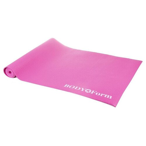 фото Коврик гимнастический bf-ym01 173x61x0,6 см. розовый body form