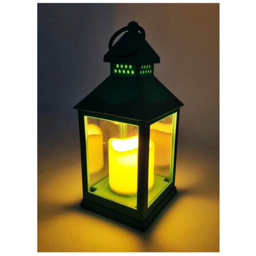 фото Декоративный светильник "фонарь со свечкой", бирюзовый paracasa
