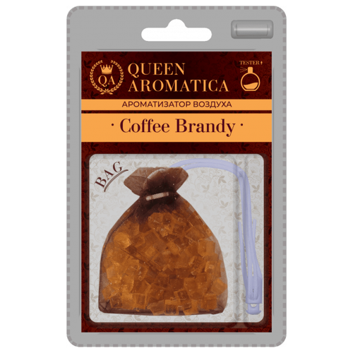 фото Ароматизатор queen aromatica мешочек coffee brandy qa-сb-01, ароматизатор салона
