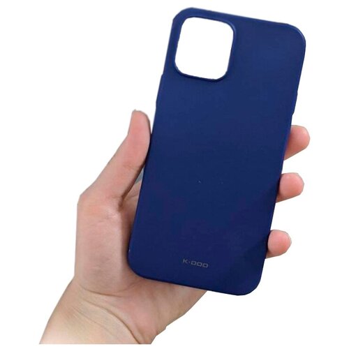 фото Чехол k-doo серии q series для iphone 12 / 12 pro синий (термопластичный полиуретан)