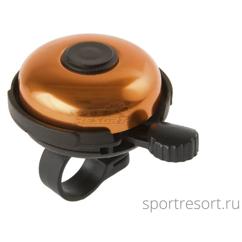 фото M-wave звонок m-wave classic bicycle bell 53mm оранжевый