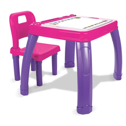 фото Набор pilsan столик со стульчиком pink/малиновый