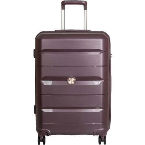 фото Чемодан supra luggage, полипропилен, фиолетовый