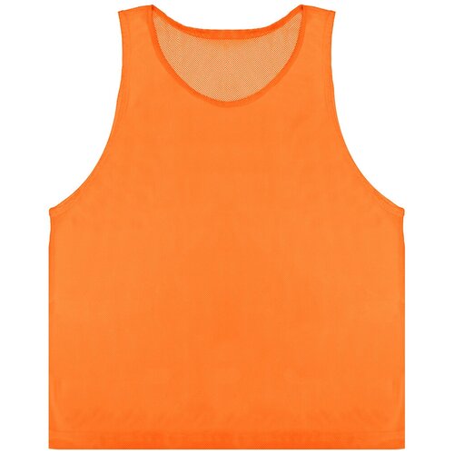 фото Манишка футбольная юношеская "light", оранжевый, 1 шт спорт-62