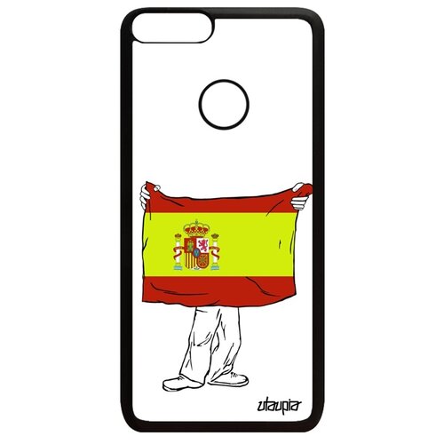 фото Чехол для смартфона p smart 2018, "флаг испании с руками" страна туризм utaupia