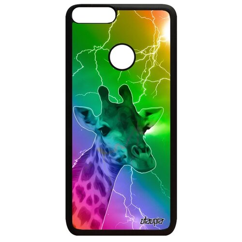 фото Чехол на телефон p smart 2018, "жираф" жирафа giraffe utaupia