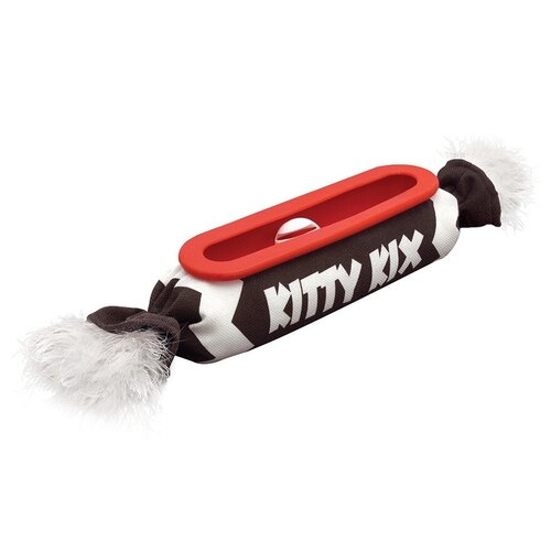 фото Набор игрушек для кошек petstages трек kitty kicker конфетка (67606) черный/красный