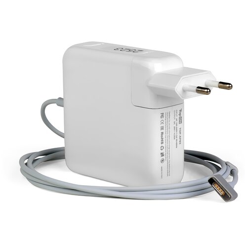 фото Зарядка (сетевой адаптер, блок питания) topon для ноутбука apple 20v, 4.25a (85w), штекер: magsafe 2, pn:a1398