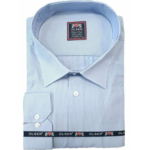 фото Рубашка olser, размер 9xl, голубой