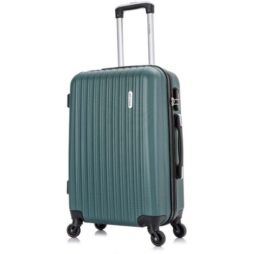 фото Умный чемодан l'case, 55 л, размер m, зеленый