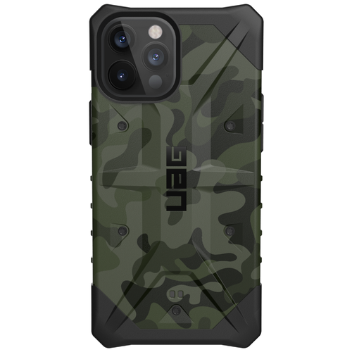 фото Чехол uag pathfinder se series case для iphone 12 / iphone 12 pro зелёный камуфляж (forrest camo)