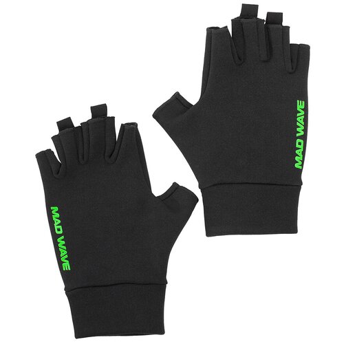 фото Перчатки для фитнеса mad wave fitness gloves light men - черный, xxl
