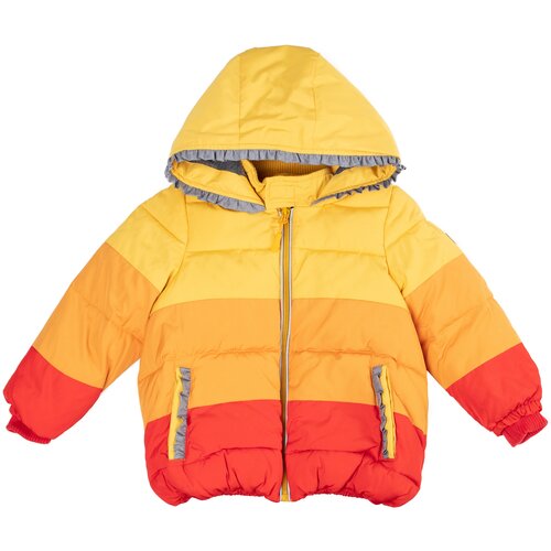 фото Куртка playtoday 388003, размер 80, желтый, оранжевый