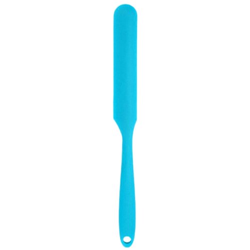 фото Силиконовая кулинарная лопатка - нож, 24.5х2.5 см, голубой casalinghi