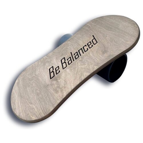 фото Доска для балансирования, балансборд be balanced (балансир, balance board, тренажер вейк-борд, сноуборд, скейтборд)) антрацит
