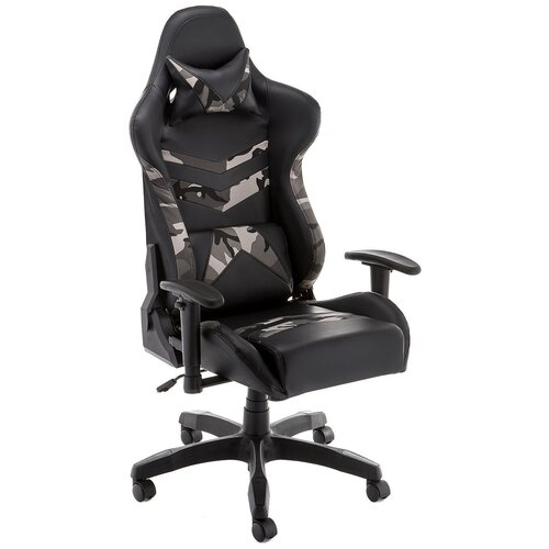 фото Компьютерное кресло woodville military игровое, обивка: искусственная кожа, цвет: black/military
