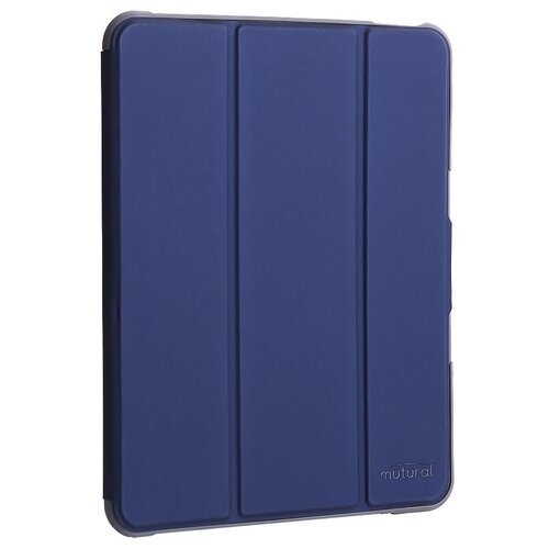 фото "чехол-подставка mutural folio case elegant series для ipad pro (11") 2020г. кожаный (mt-p-010504) синий"
