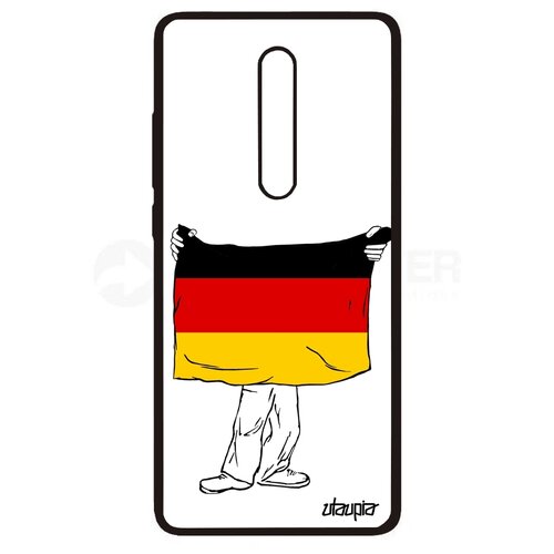 фото Чехол на мобильный xiaomi mi 9t pro, "флаг германии с руками" туризм государственный utaupia