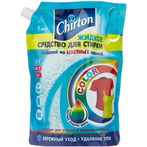 фото Жидкость для стирки chirton color, 1.32 л, бутылка