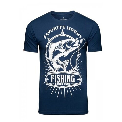 фото Футболка athletic pro. fishing blue s