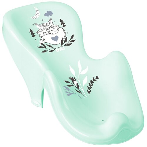 фото Кресло в ванну tega лисенок зеленый tega baby