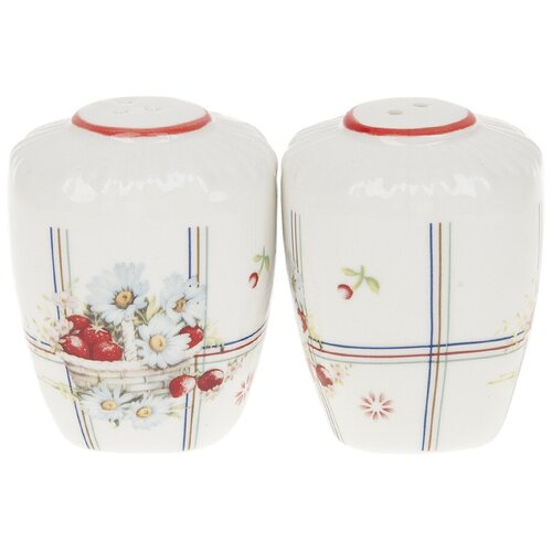 фото Best home porcelain набор для специй "лукошко" белый/красный