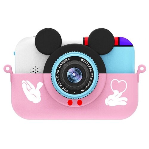 фото Фотоаппарат children's fun camera микки с wi-fi розовый