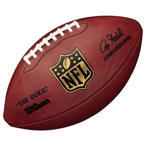 фото Мяч для американского футбола wilson duke replica (wtf1825xb) темно-коричневый
