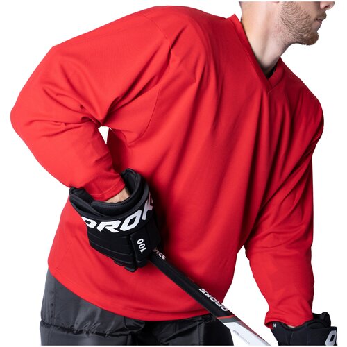 фото Хоккейный свитер (джерси) взрослый oroks, размер: s, красный oroks х декатлон decathlon