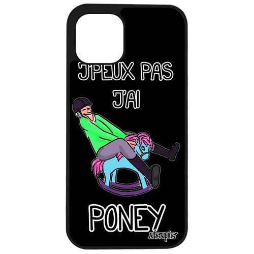 фото Чехол на смартфон apple iphone 12 pro max, "не могу - у меня пони!" комикс лошадь utaupia