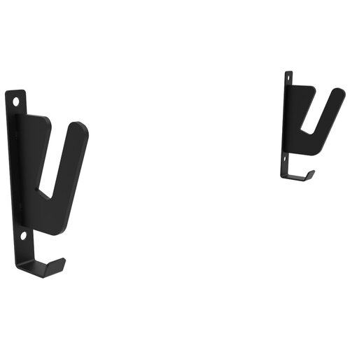 фото Пристенная металлическая вешалка sge-3 dark grey, кронштейн, держатель для сноуборда, вейкборда, скейтборда. gefest-vp