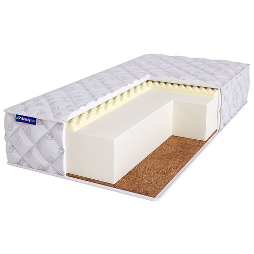 фото Матрас beautyson roll foam 18 massage cocos, 160x186x22 см беспружинный, бесклеевой