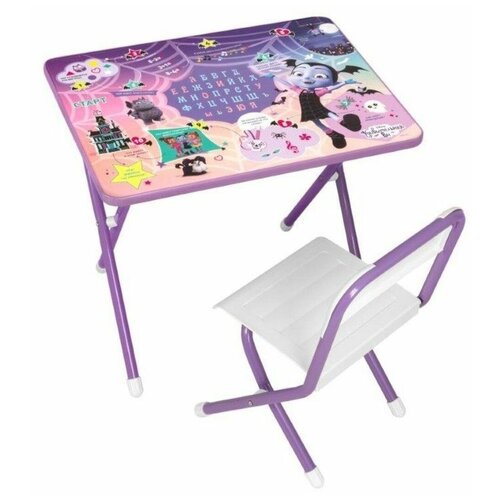 фото Комплект дэми стол + стул удивительная ви 46x61 см пурпурный