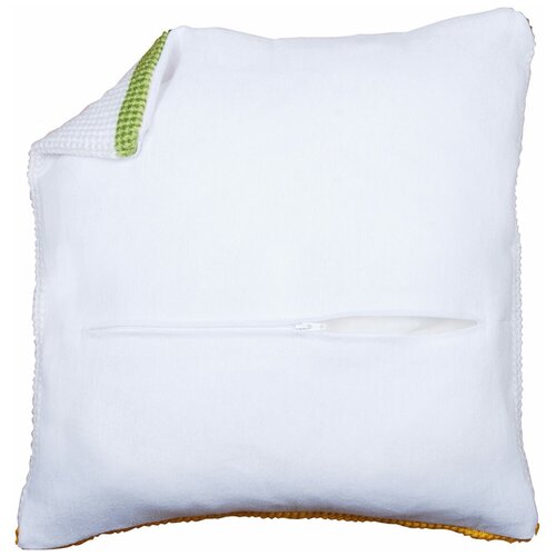 фото Набор для вышивания vervaco наволочка для подушек, с молнией, белый (8999-11)