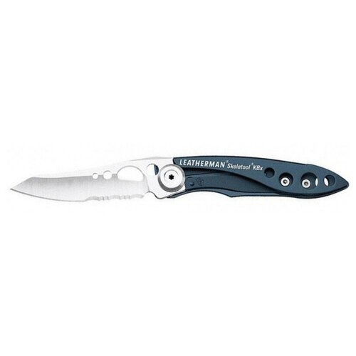 фото Нож перочинный leatherman skeletool kbx (832383) 89мм синий карт.коробка