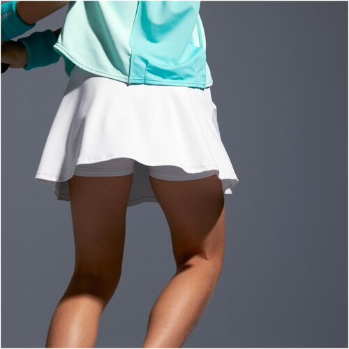 фото Юбка для тенниса для девочек tsk 500, размер: 141-148 cm 10-11, цвет: белоснежный artengo х декатлон decathlon